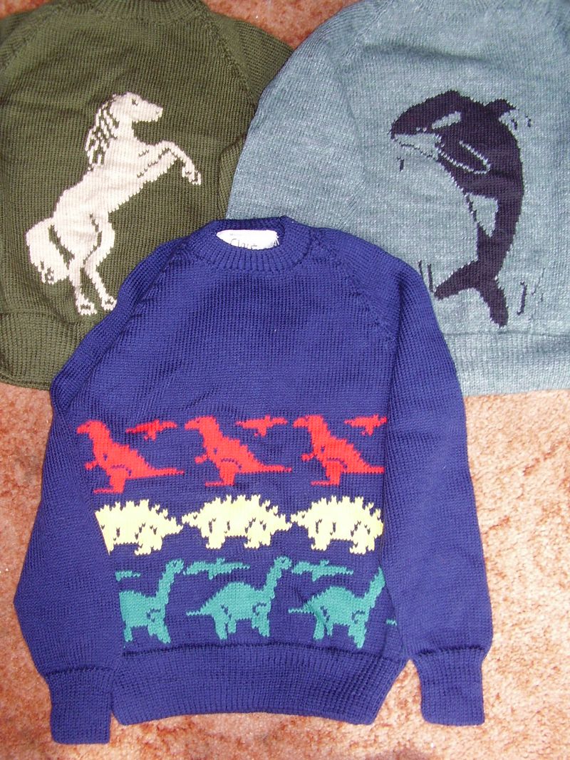 Baby blankets, hoodies and animal motif knitwear for children