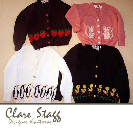 Children’s knitwear by Clare Stagg